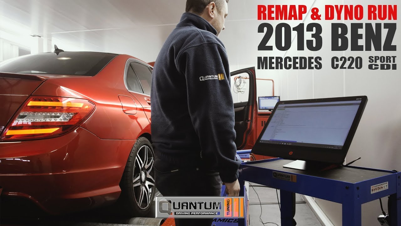 2012 Mercedes Benz C220 Sport CDI Remap (Dyno Run)