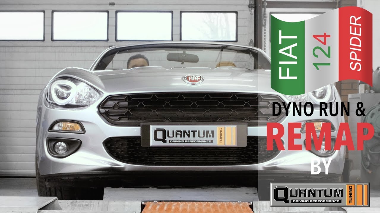 Fiat 124 Spider Dyno run & Remap